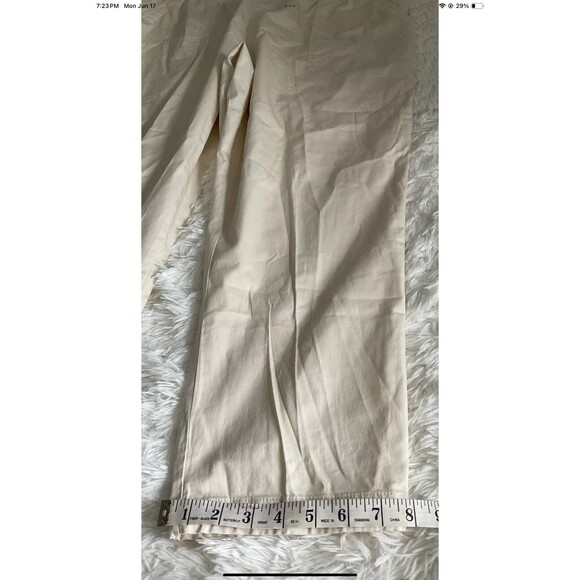 Chaps Women's Dream Lake Lightweight Elastic Waist Natural Cream Color Sz 1X NEW - Picture 6 of 8